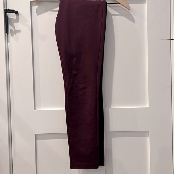 GAP
Maroon Ponte Leggings with Side Zip - Picture 4 of 5